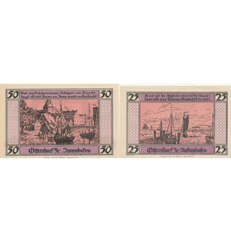 Otterndorf Set of 2 Notgelds